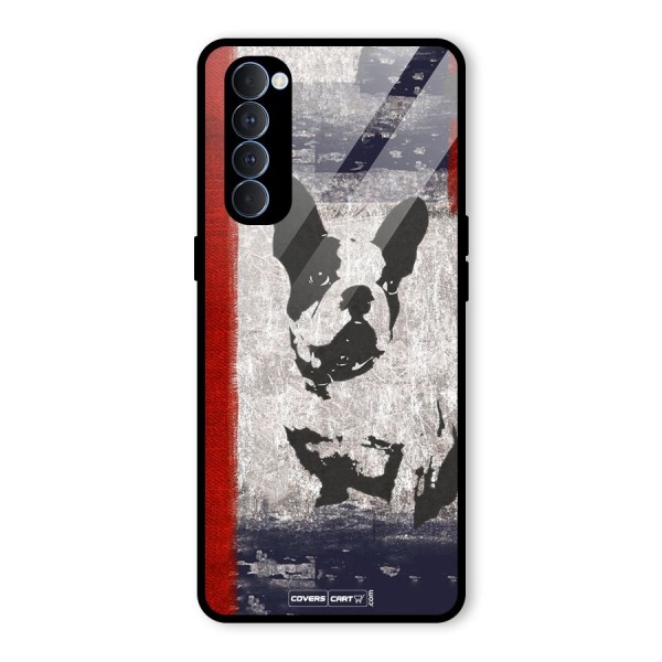 Bull Dog Glass Back Case for Oppo Reno4 Pro