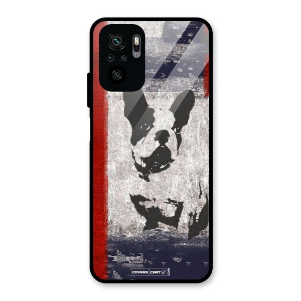 Bull Dog Glass Back Case for Redmi Note 10