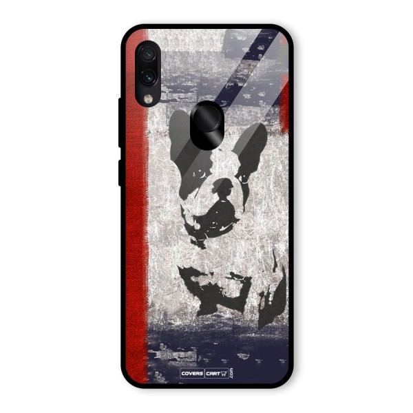 Bull Dog Glass Back Case for Redmi Note 7