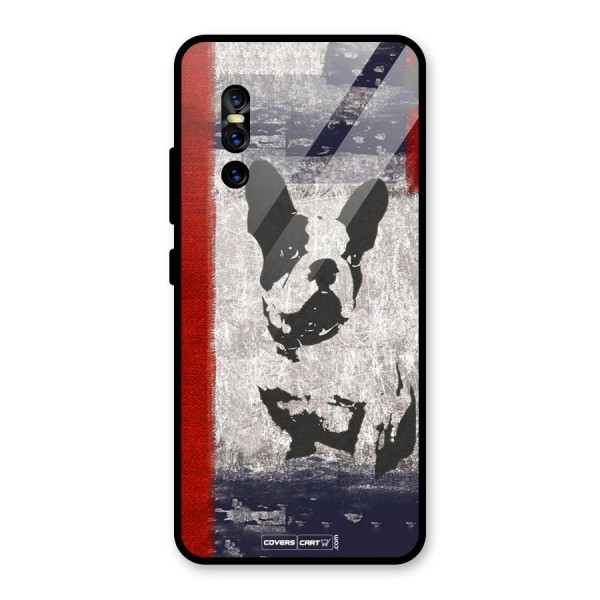 Bull Dog Glass Back Case for Vivo V15 Pro