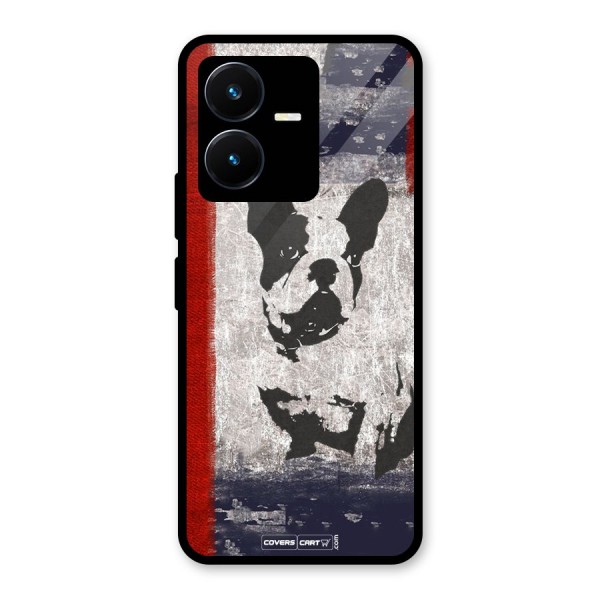 Bull Dog Glass Back Case for Vivo Y22