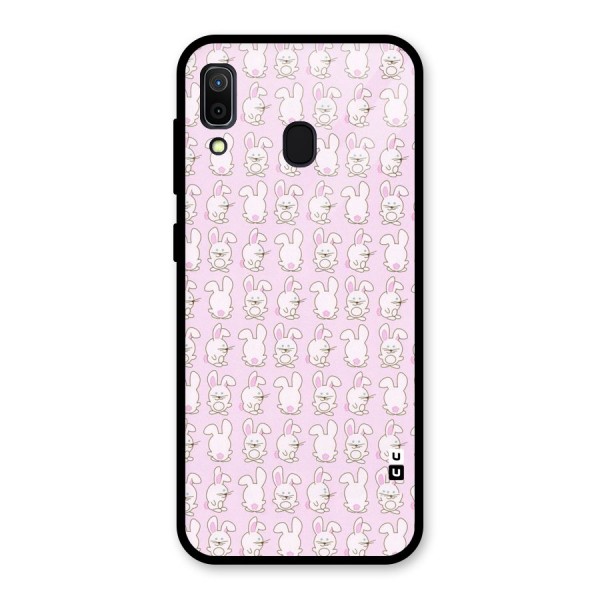 Bunny Cute Glass Back Case for Galaxy A30