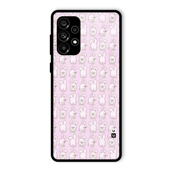 Bunny Cute Glass Back Case for Galaxy A73 5G