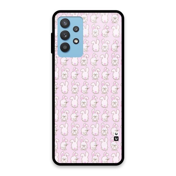 Bunny Cute Glass Back Case for Galaxy M32 5G