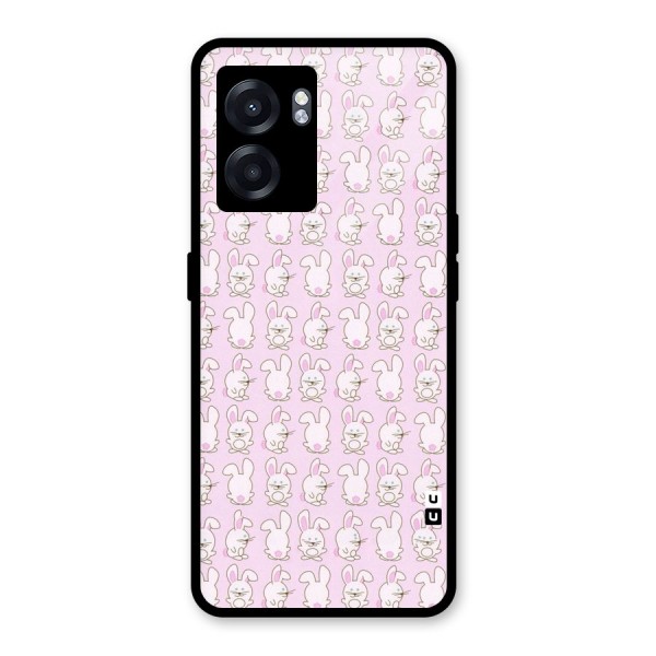 Bunny Cute Glass Back Case for Oppo K10 (5G)