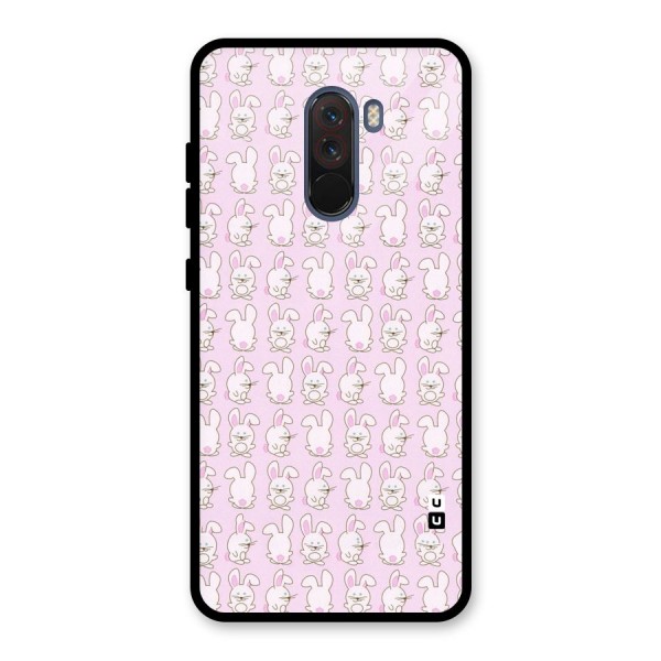 Bunny Cute Glass Back Case for Poco F1