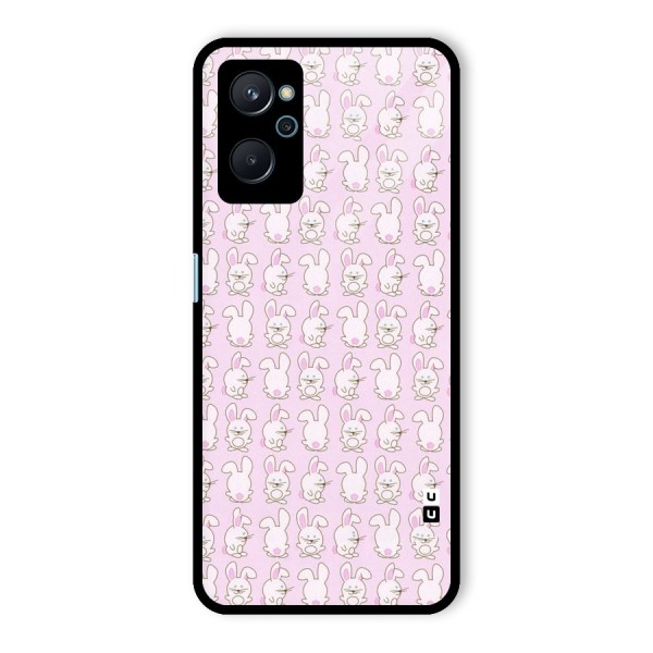 Bunny Cute Glass Back Case for Realme 9i