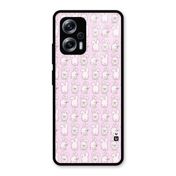 Bunny Cute Glass Back Case for Redmi K50i