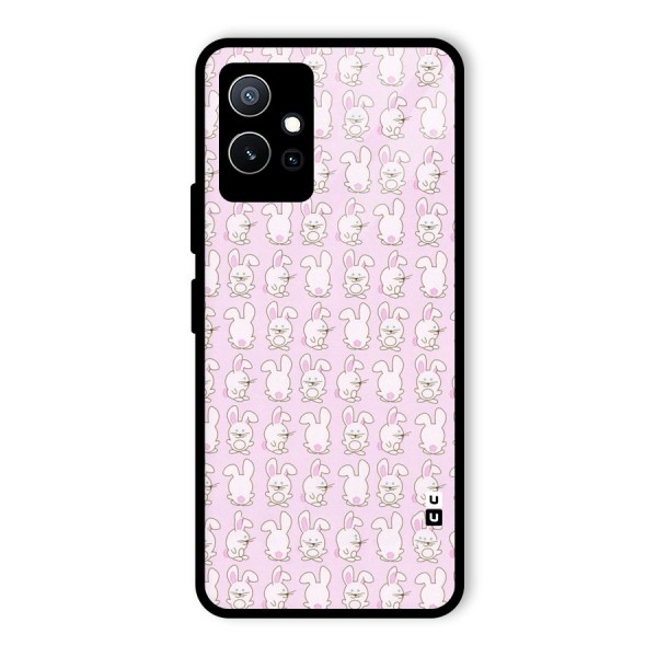 Bunny Cute Glass Back Case for Vivo T1 5G