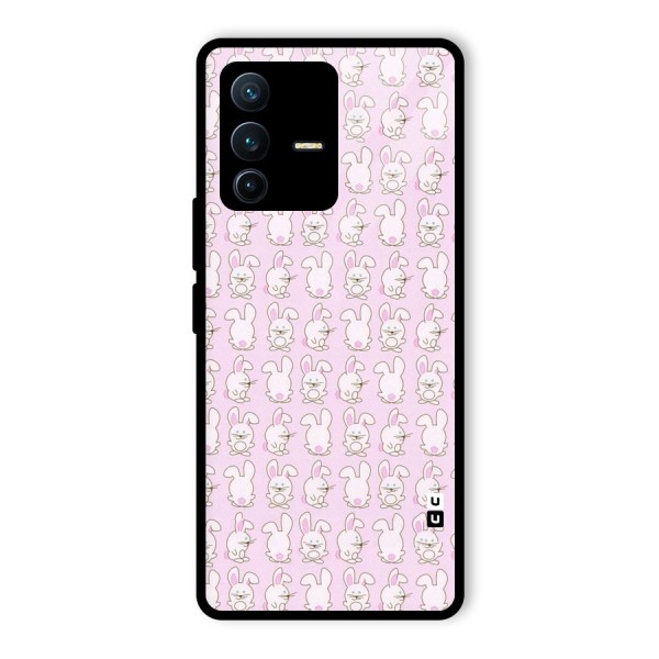 Bunny Cute Glass Back Case for Vivo V23 Pro