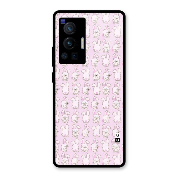 Bunny Cute Glass Back Case for Vivo X70 Pro