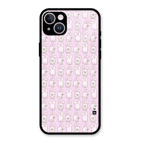 Bunny Cute Glass Back Case for iPhone 14 Plus