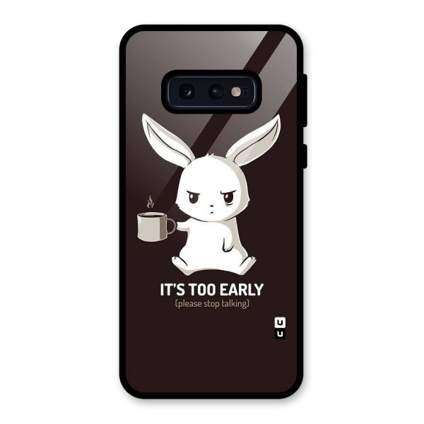 Bunny Early Glass Back Case for Galaxy S10e