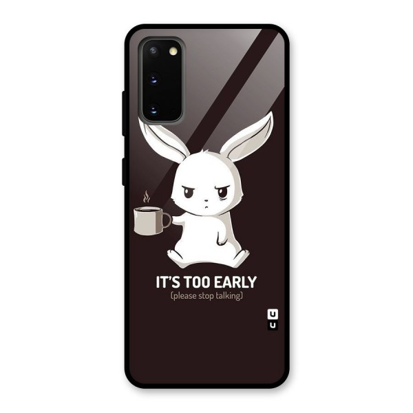 Bunny Early Glass Back Case for Galaxy S20