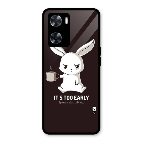 Bunny Early Glass Back Case for Oppo A57 2022