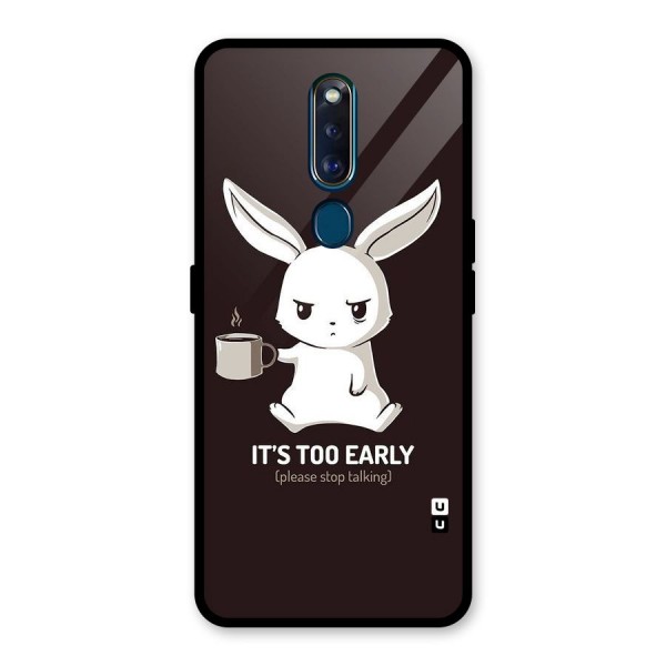 Bunny Early Glass Back Case for Oppo F11 Pro