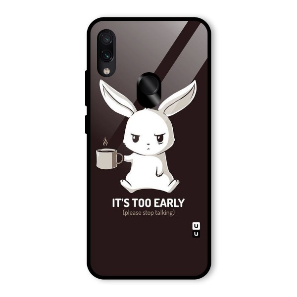 Bunny Early Glass Back Case for Redmi Note 7