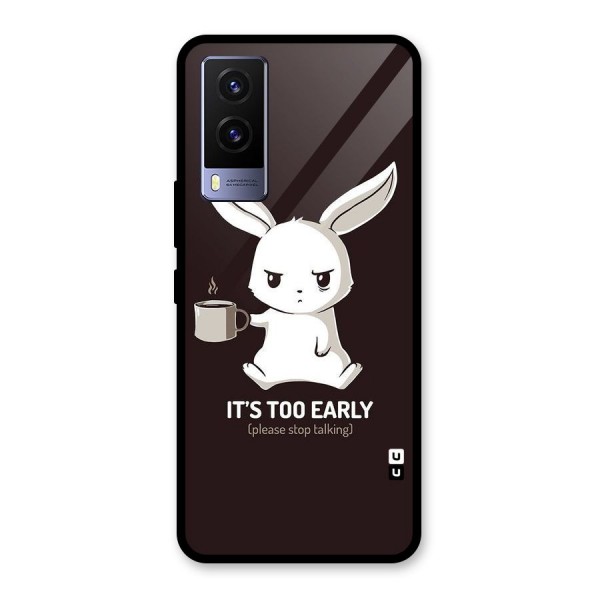 Bunny Early Glass Back Case for Vivo V21e 5G