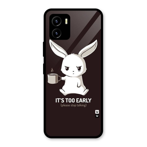 Bunny Early Glass Back Case for Vivo Y15s