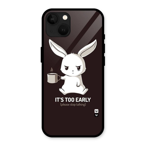 Bunny Early Glass Back Case for iPhone 13