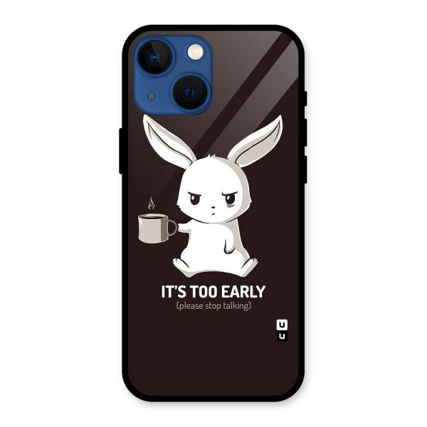 Bunny Early Glass Back Case for iPhone 13 Mini