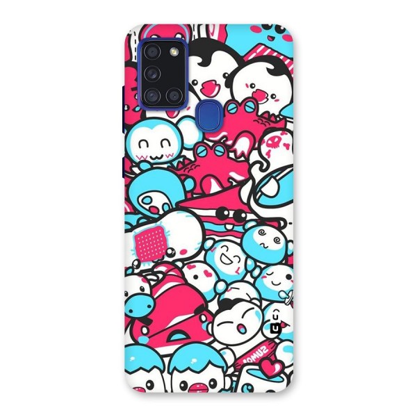 Bunny Quirk Back Case for Galaxy A21s