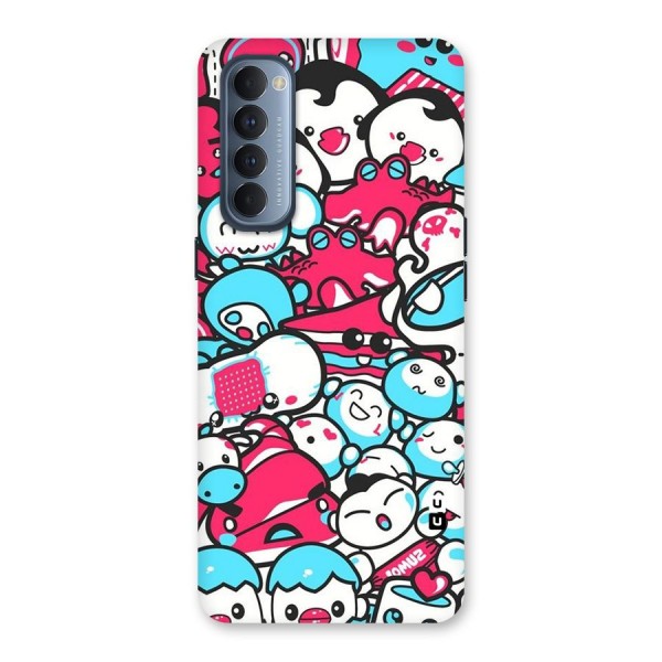 Bunny Quirk Back Case for Reno4 Pro