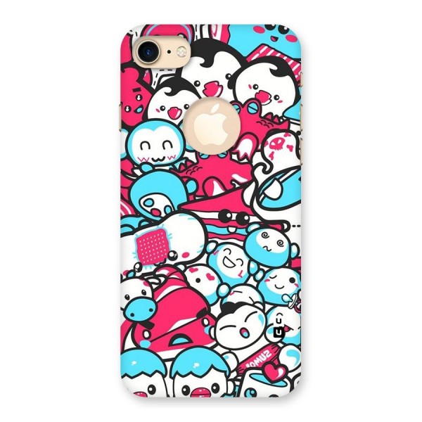 Bunny Quirk Back Case for iPhone 8 Logo Cut