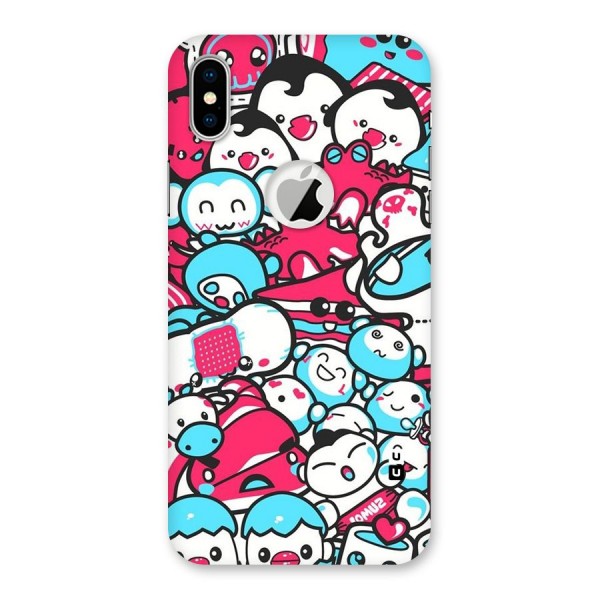 Bunny Quirk Back Case for iPhone XS Logo Cut