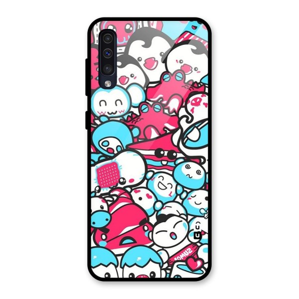 Bunny Quirk Glass Back Case for Galaxy A50s