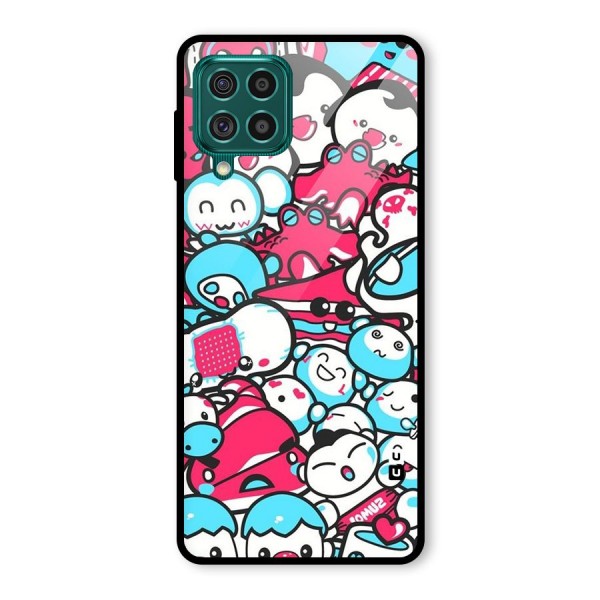 Bunny Quirk Glass Back Case for Galaxy F62