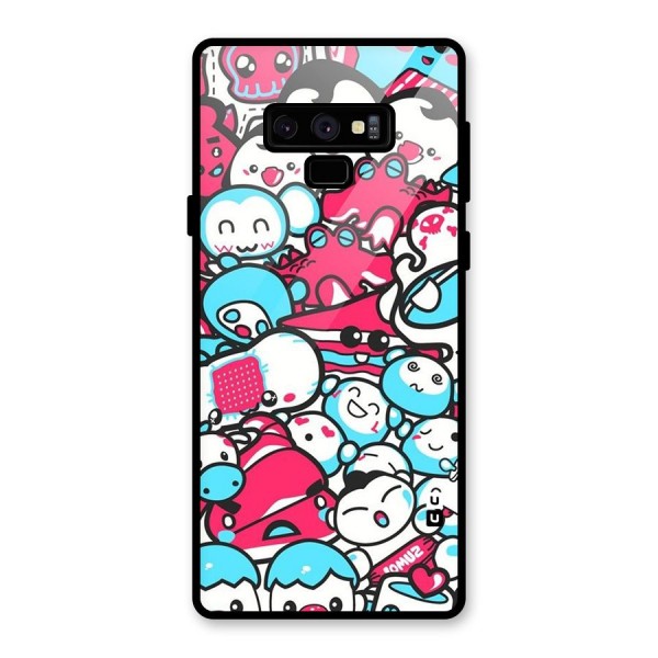 Bunny Quirk Glass Back Case for Galaxy Note 9