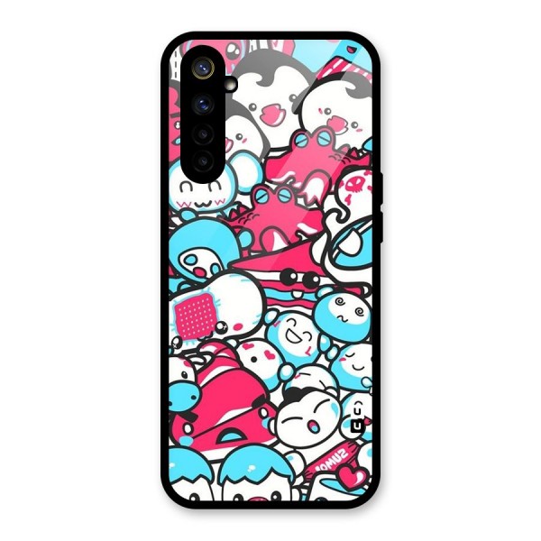 Bunny Quirk Glass Back Case for Realme 6