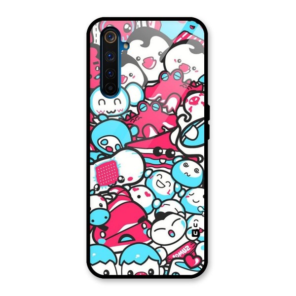 Bunny Quirk Glass Back Case for Realme 6 Pro