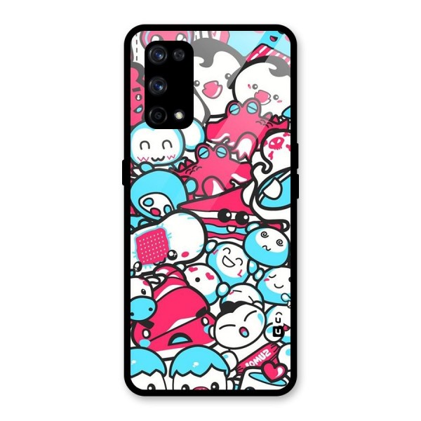 Bunny Quirk Glass Back Case for Realme X7 Pro