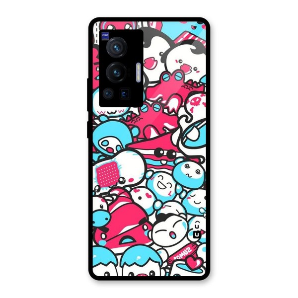 Bunny Quirk Glass Back Case for Vivo X70 Pro