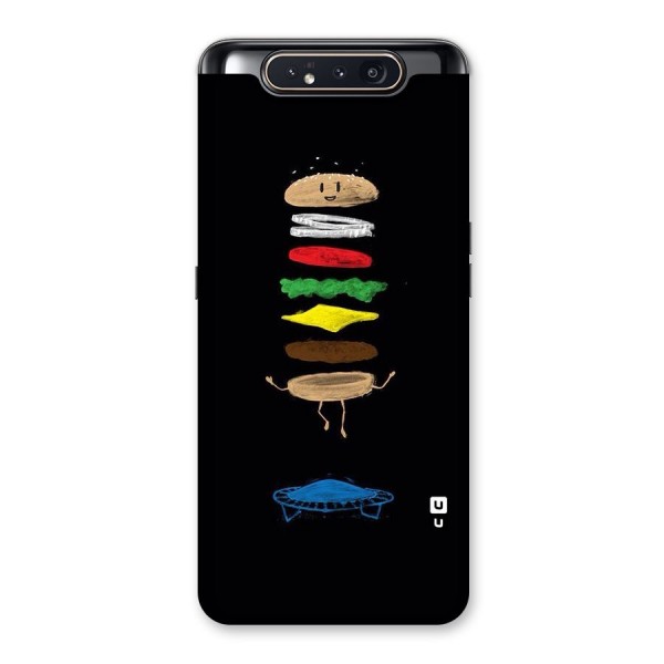 Burger Jump Back Case for Galaxy A80