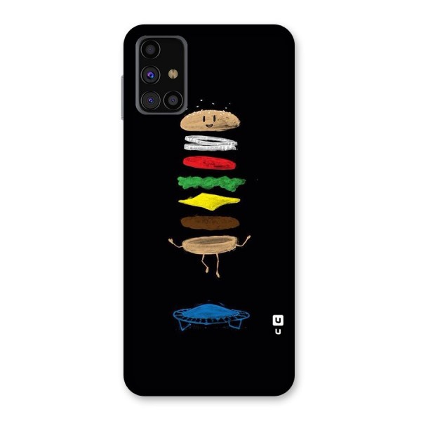 Burger Jump Back Case for Galaxy M31s