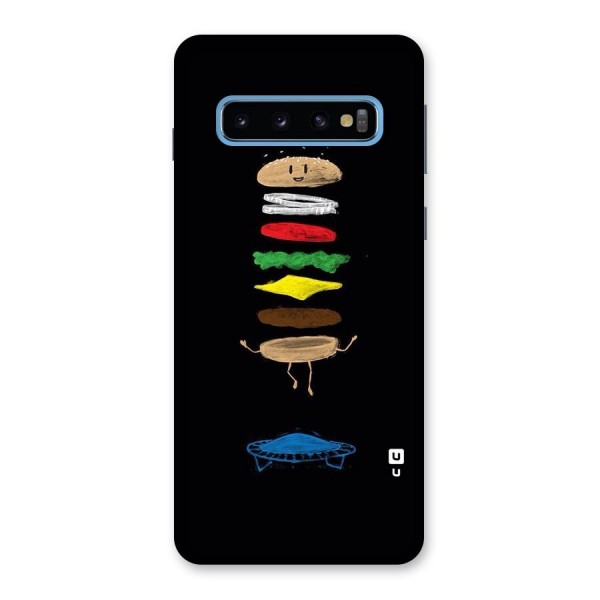 Burger Jump Back Case for Galaxy S10