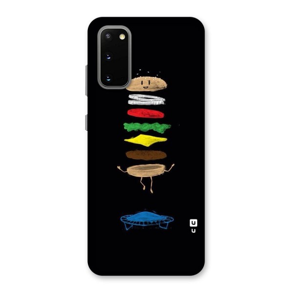 Burger Jump Back Case for Galaxy S20