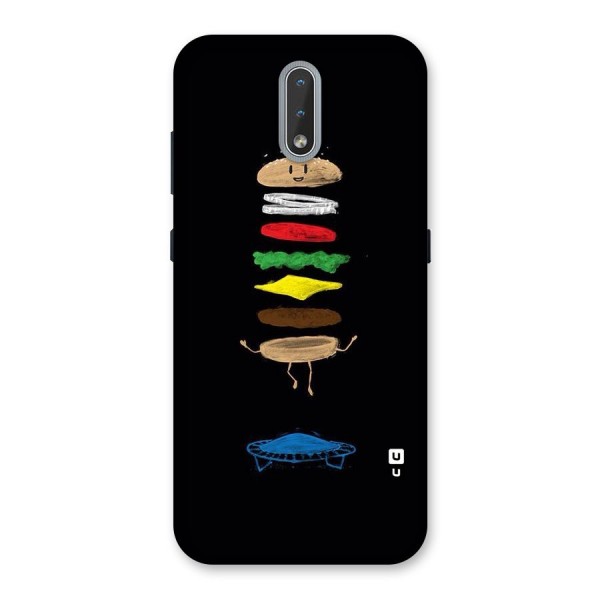 Burger Jump Back Case for Nokia 2.3