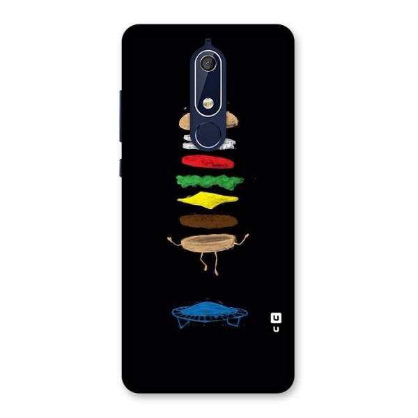 Burger Jump Back Case for Nokia 5.1