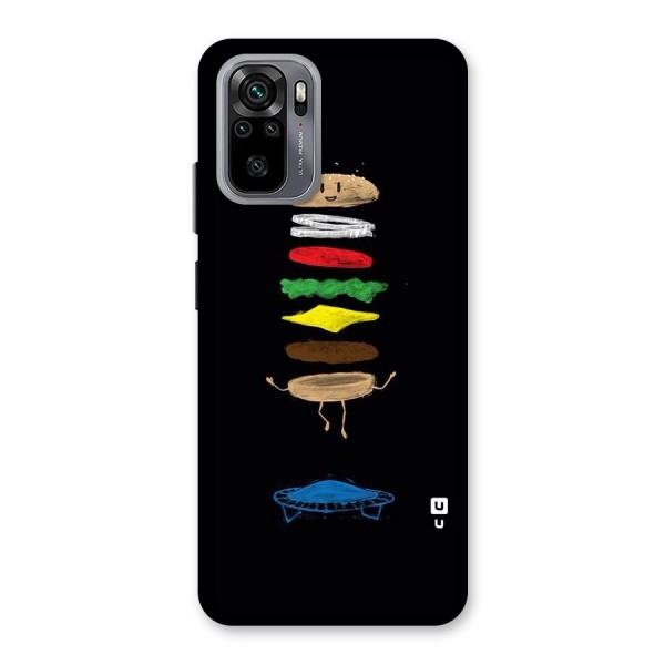 Burger Jump Back Case for Redmi Note 10