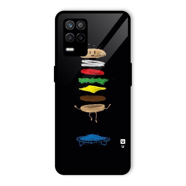 Burger Jump Glass Back Case for Realme 9 5G