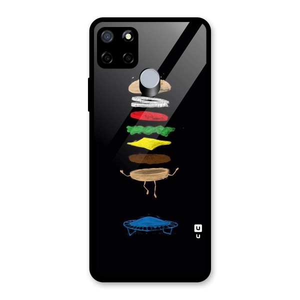 Burger Jump Glass Back Case for Realme C15