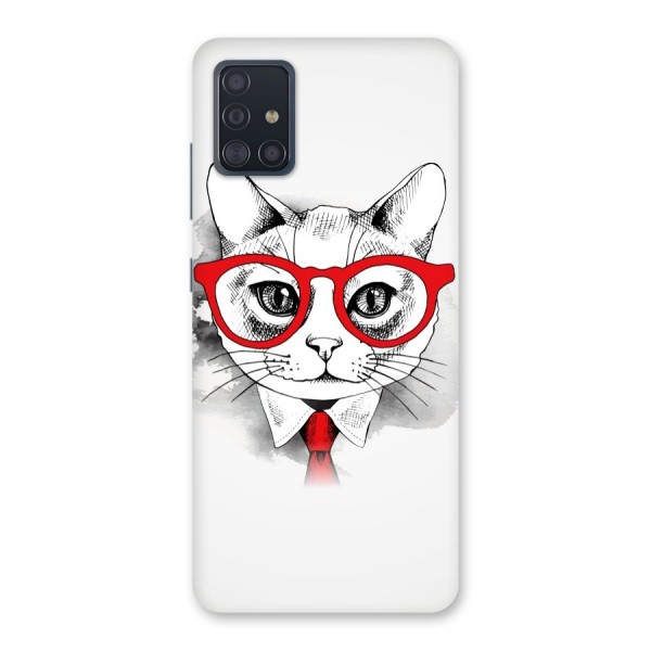 Business Cat Back Case for Galaxy A51