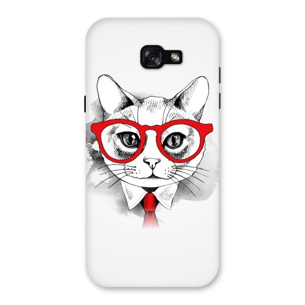 Business Cat Back Case for Galaxy A7 (2017)