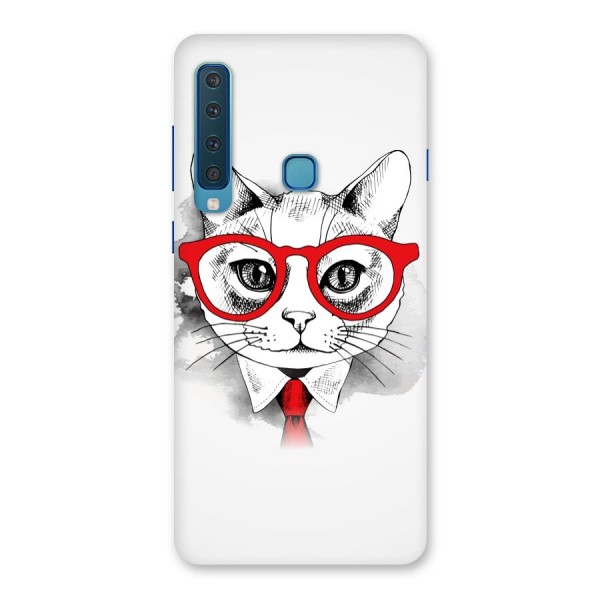 Business Cat Back Case for Galaxy A9 (2018)