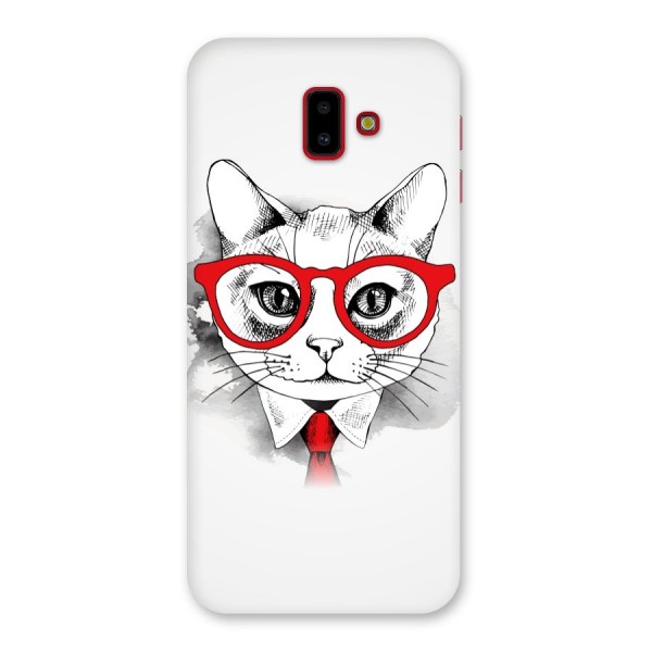 Business Cat Back Case for Galaxy J6 Plus