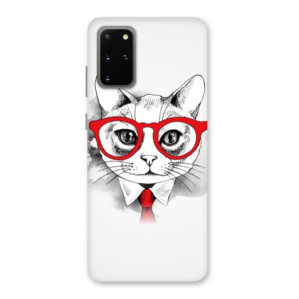 Business Cat Back Case for Galaxy S20 Plus